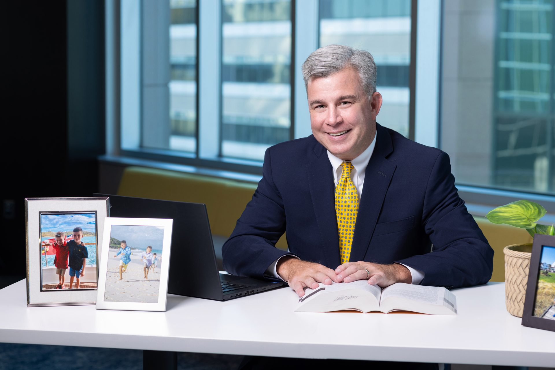 Picture of attorney at desk